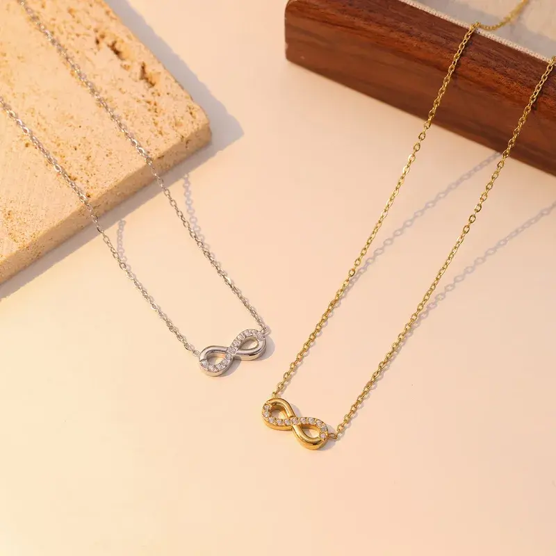 Golden Infinity Necklace - FY0263